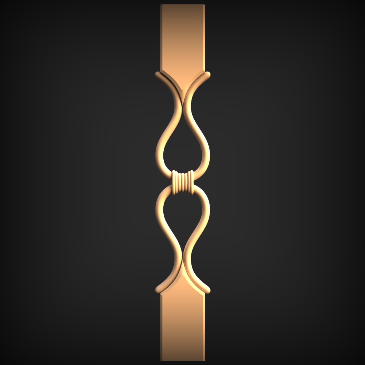 Bound Twin-Loop Baluster Panel
