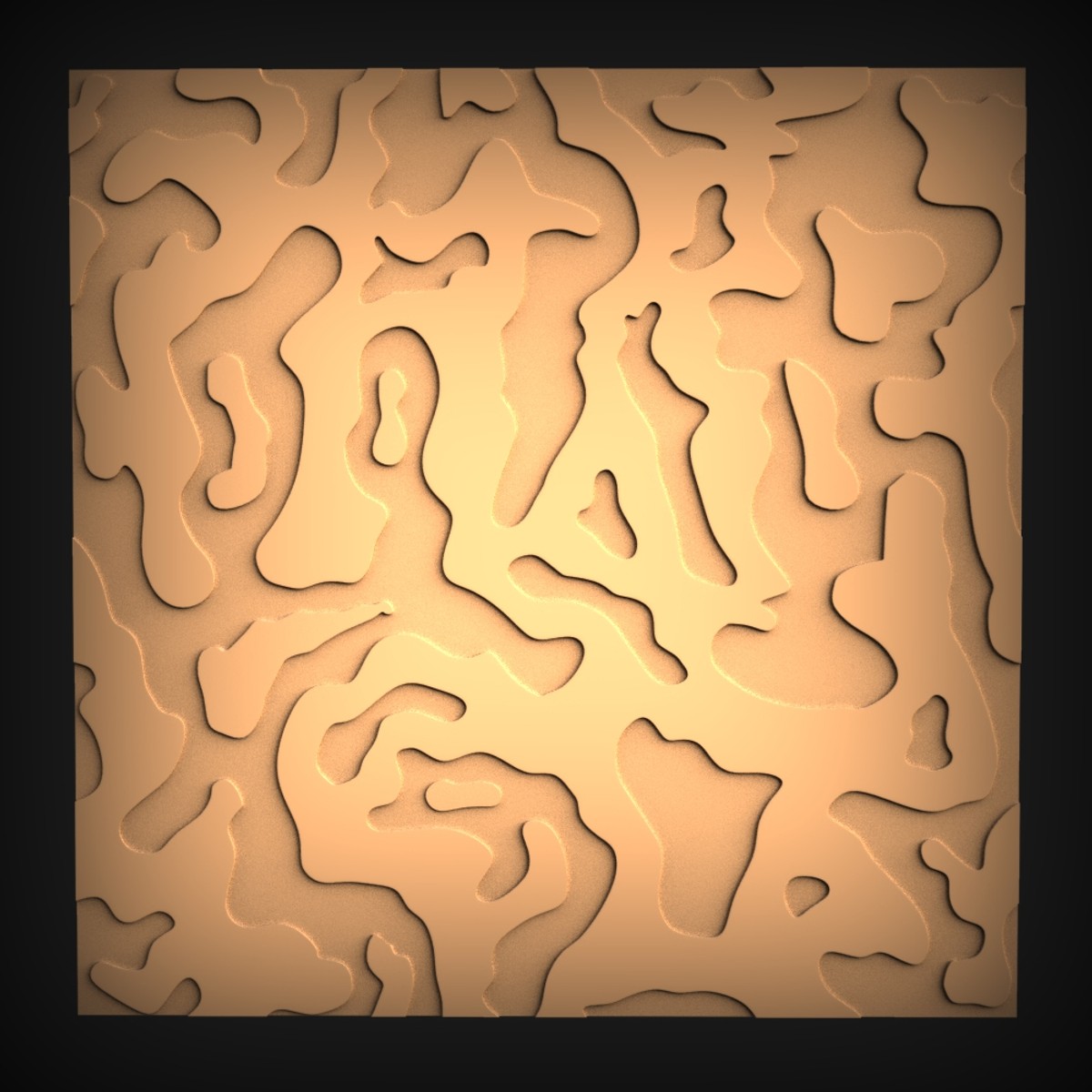 Organic Contour Texture Panel