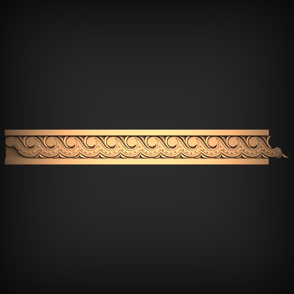 Running Wave Scroll Moulding