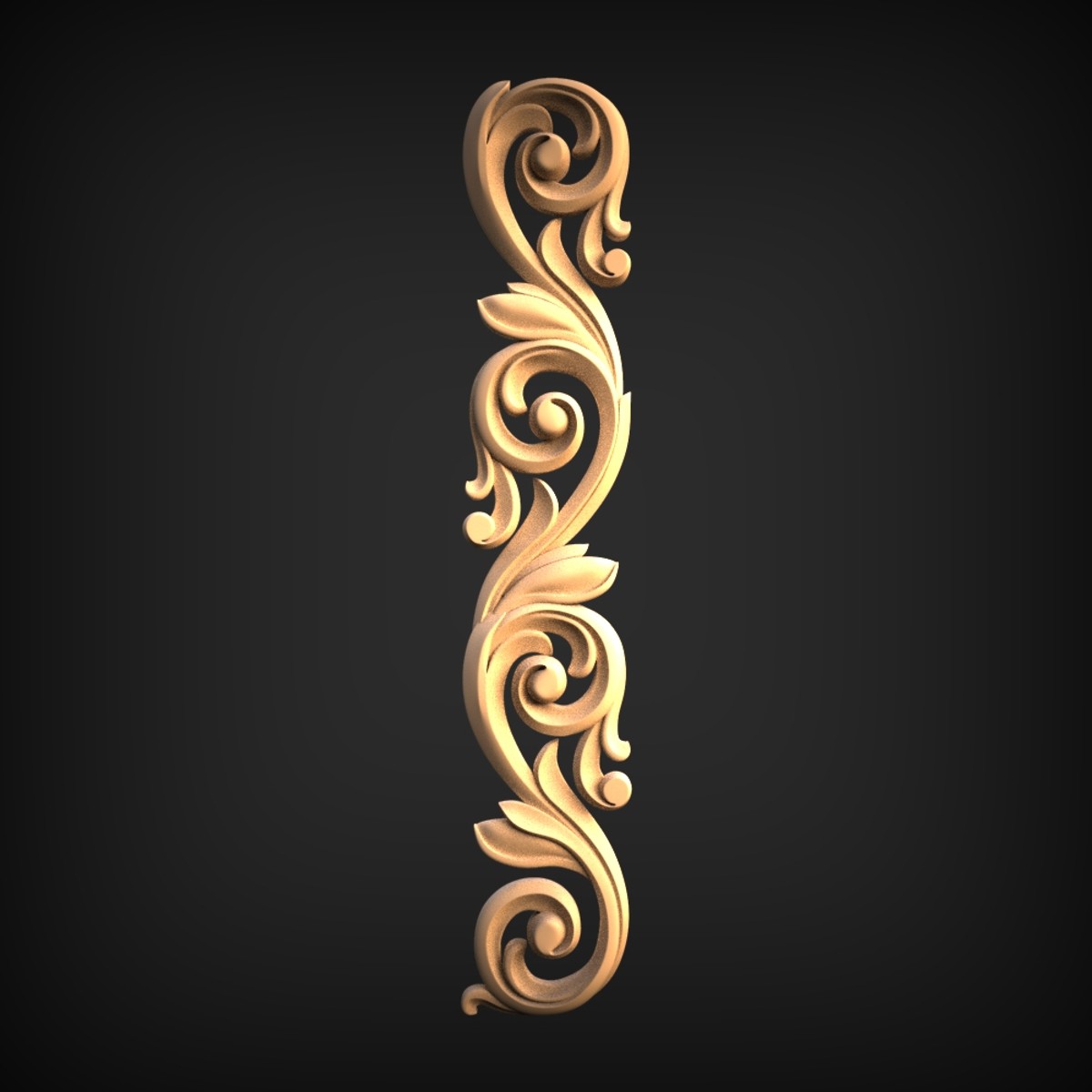 Cascading Acanthus Scroll Onlay