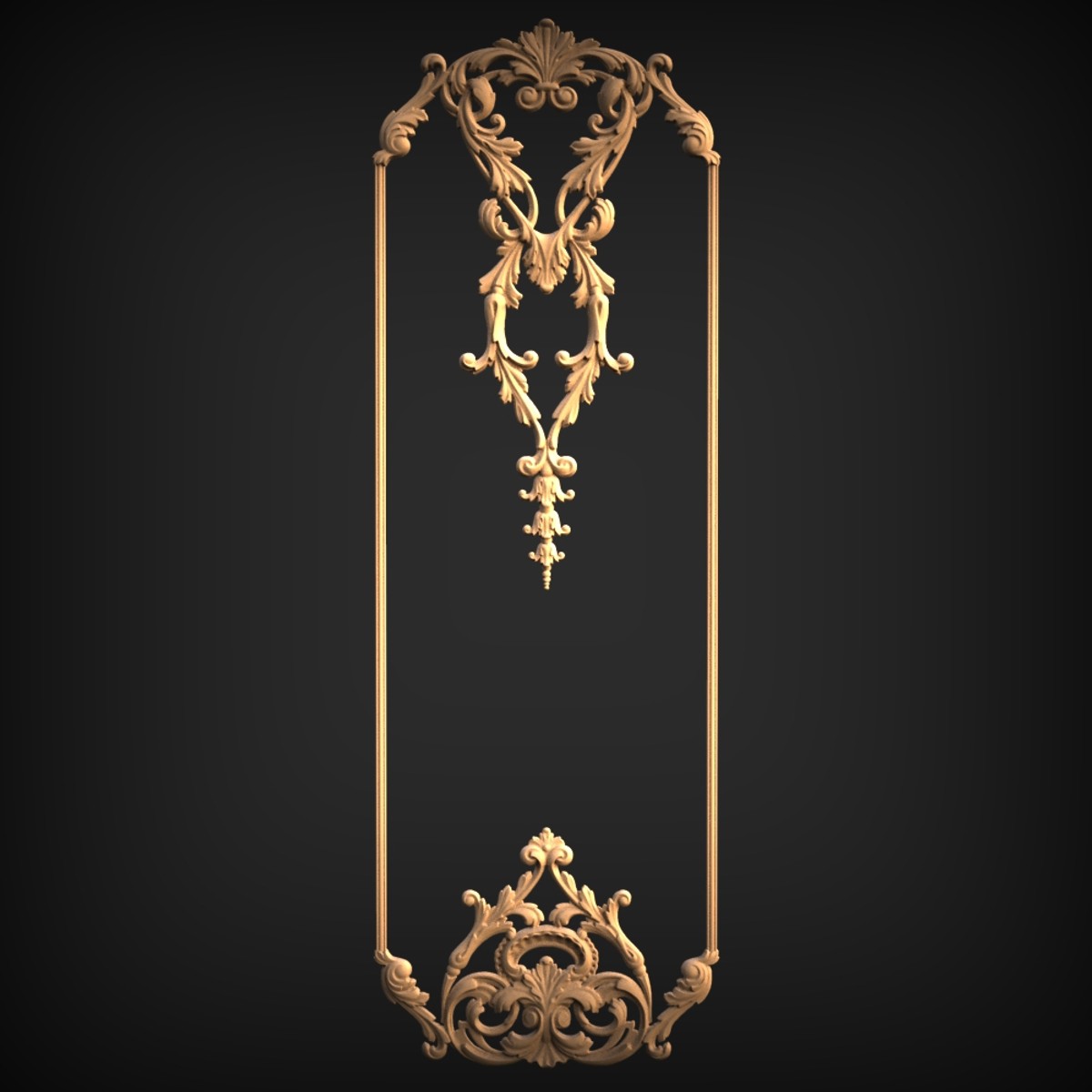 Baroque Acanthus Panel Frame