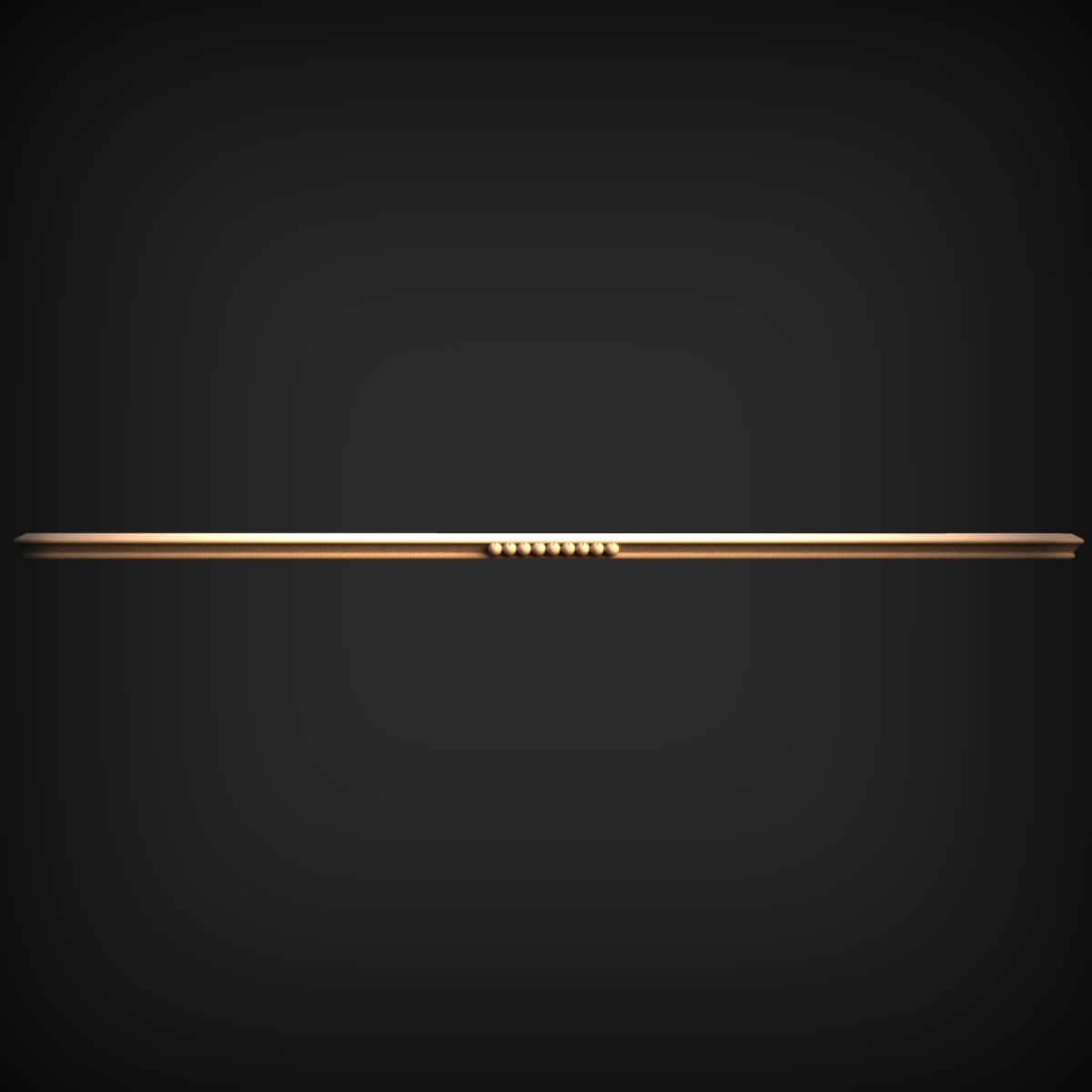 Beaded Centre Slim Moulding Strip
