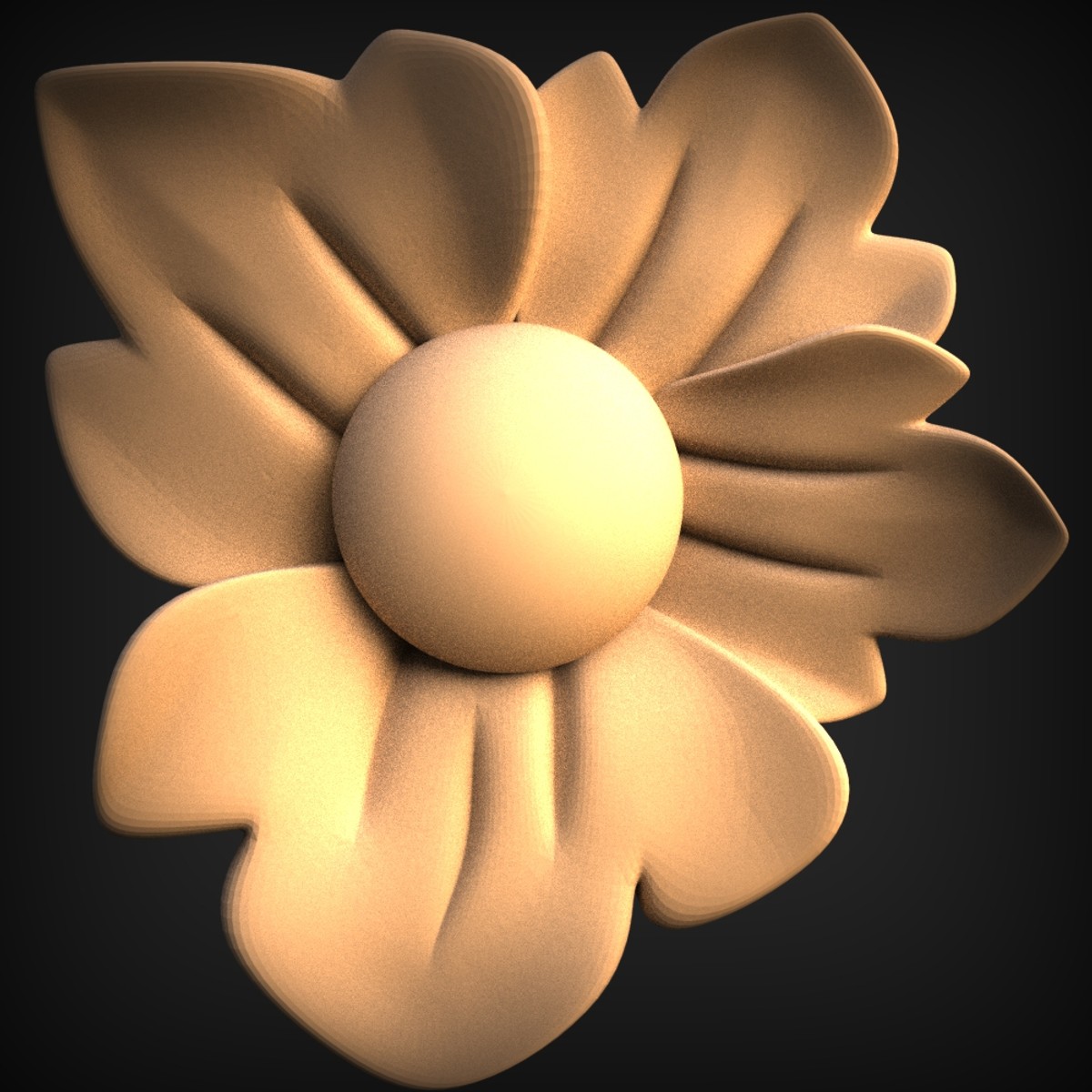 Layered Petal Flower Rosette