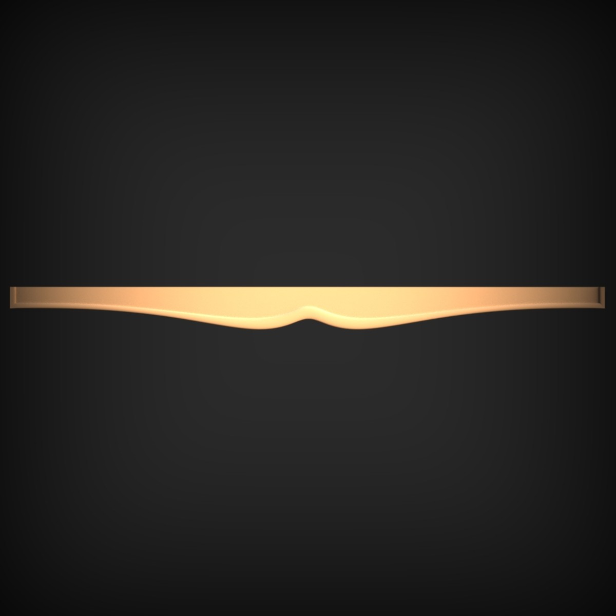Slim Curved Crest Molding Strip