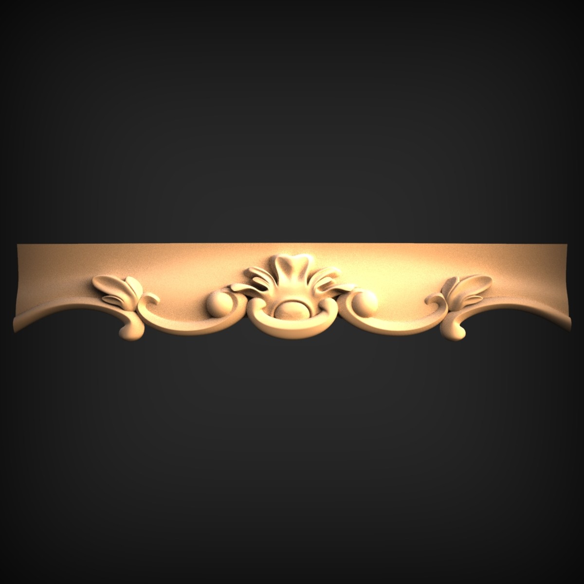 Palmette And Scroll Furniture Onlay