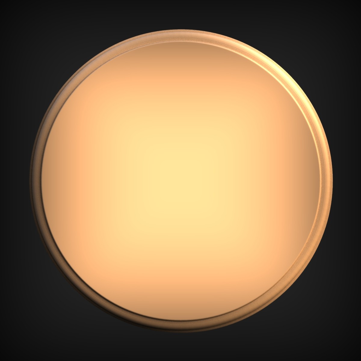Round Bevel-Rimmed Serving Dish