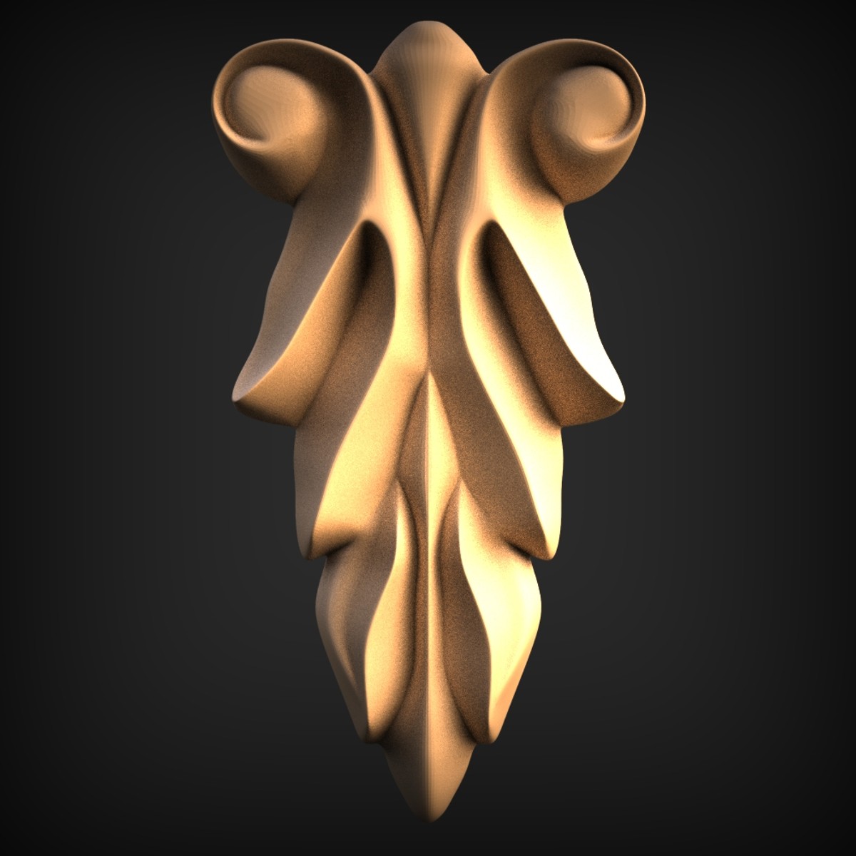 Scrolled Acanthus Leaf Onlay