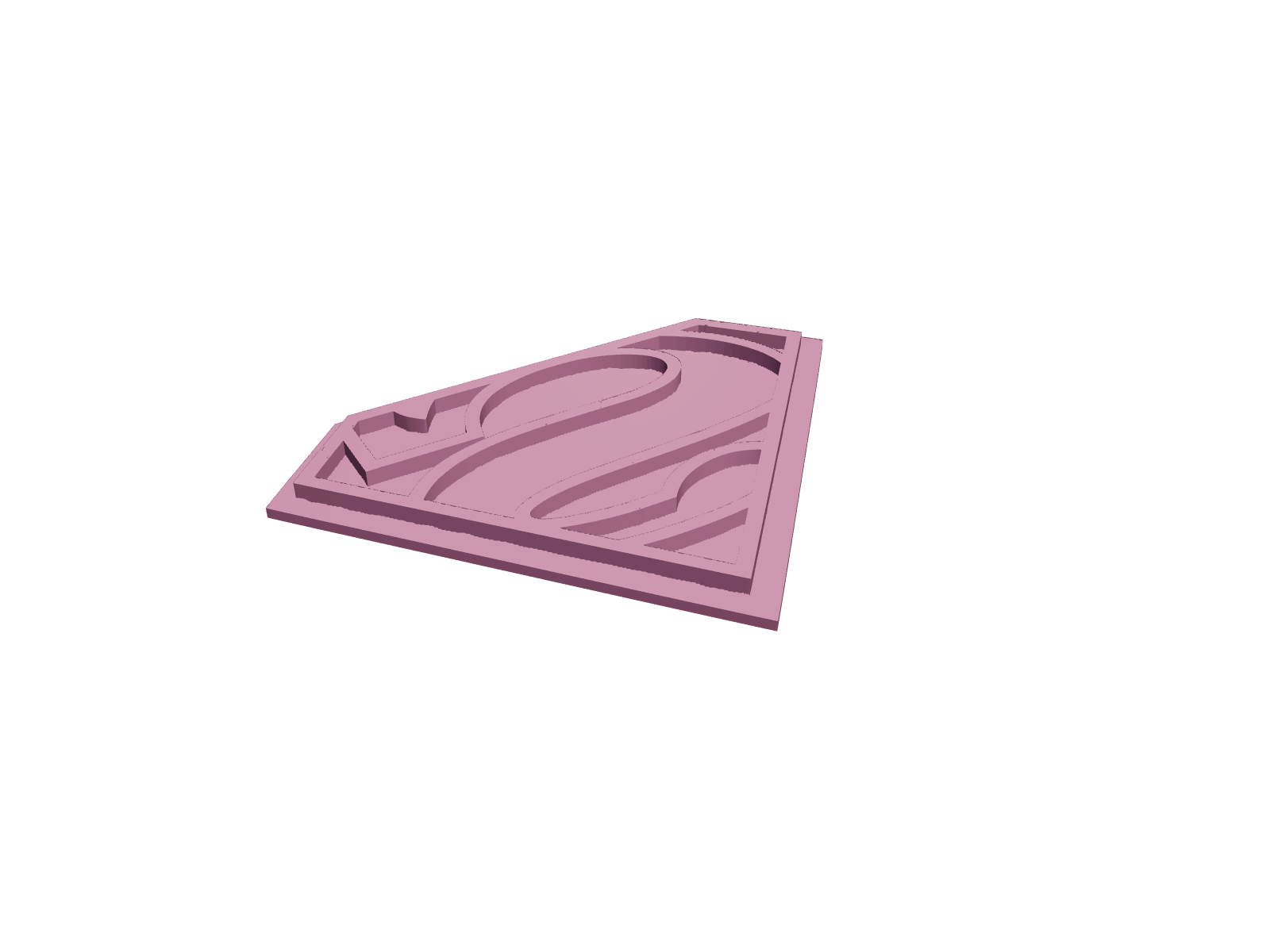 Superman Logo Cookie Cutter V2