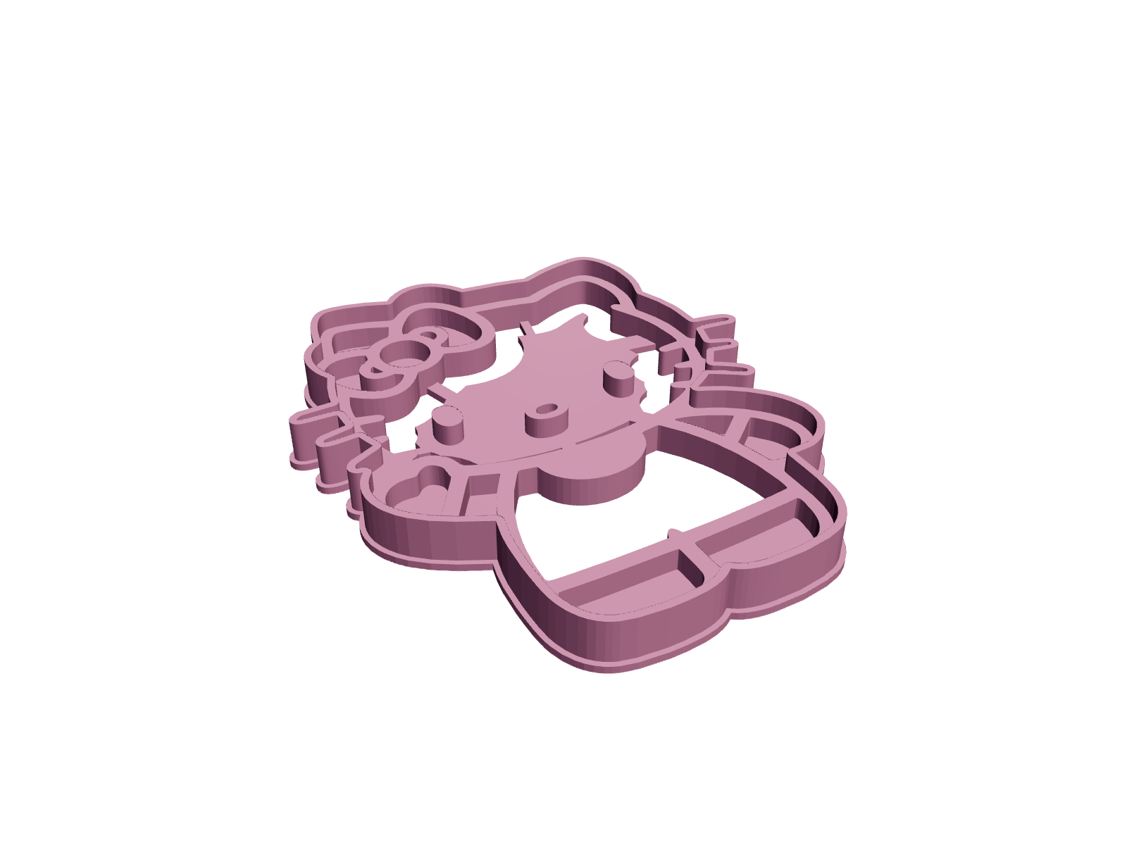 Hello Kitty Cookie Repaired Mirrored