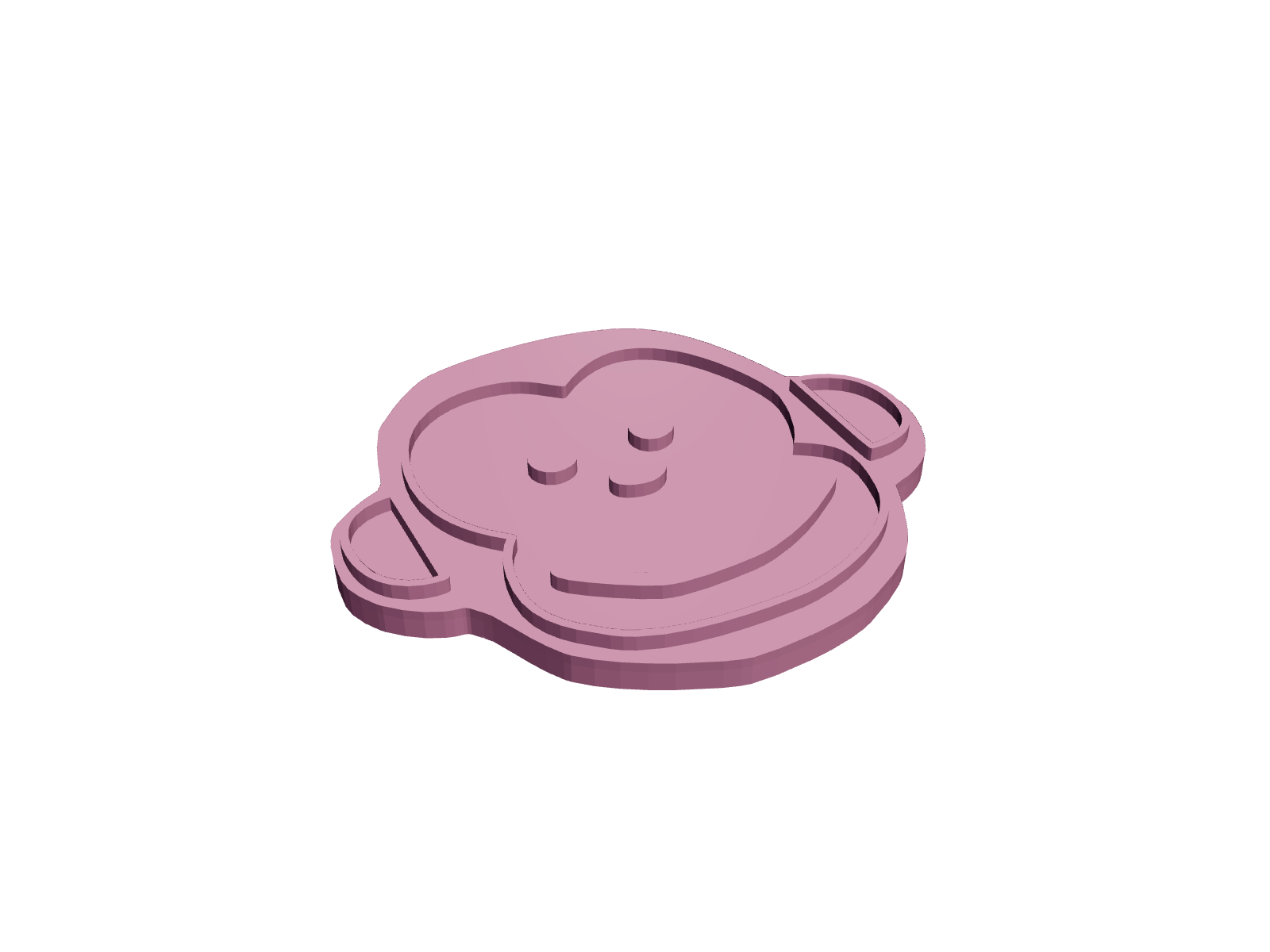Monkey Cookie Cutter and Stamp