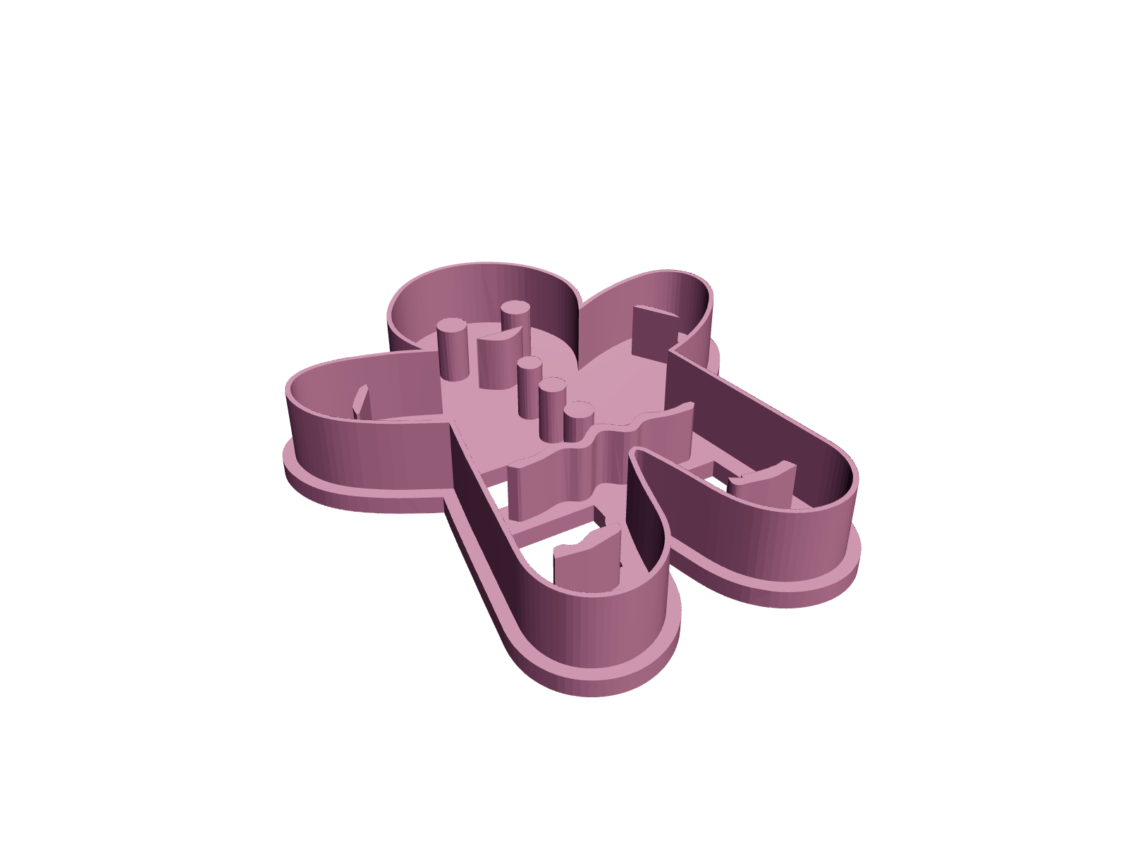 Happy Gingerbread Cookie Cutter