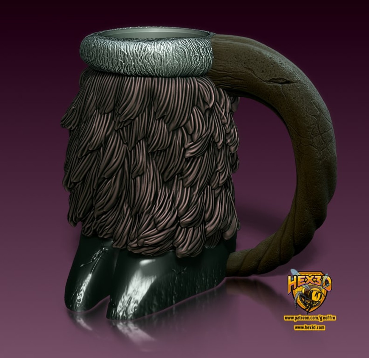 Hex3D Krampus Mug