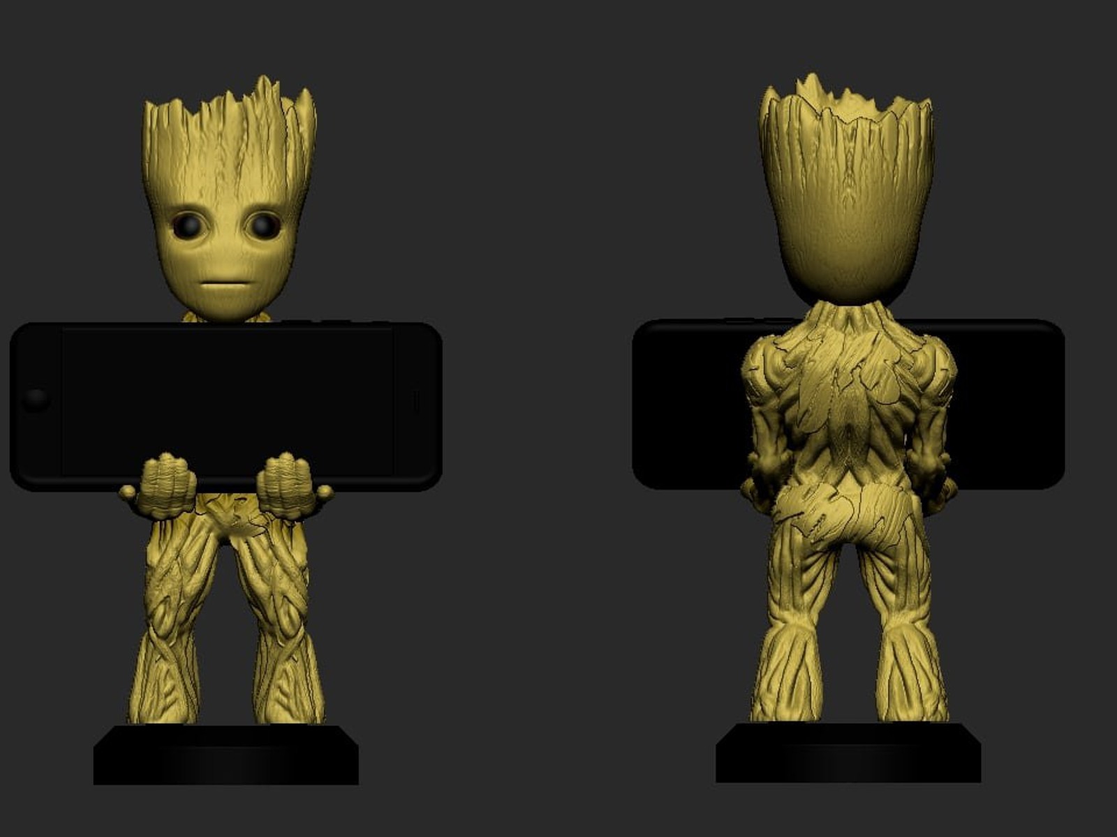 Groot Joystick Cell Phone Support