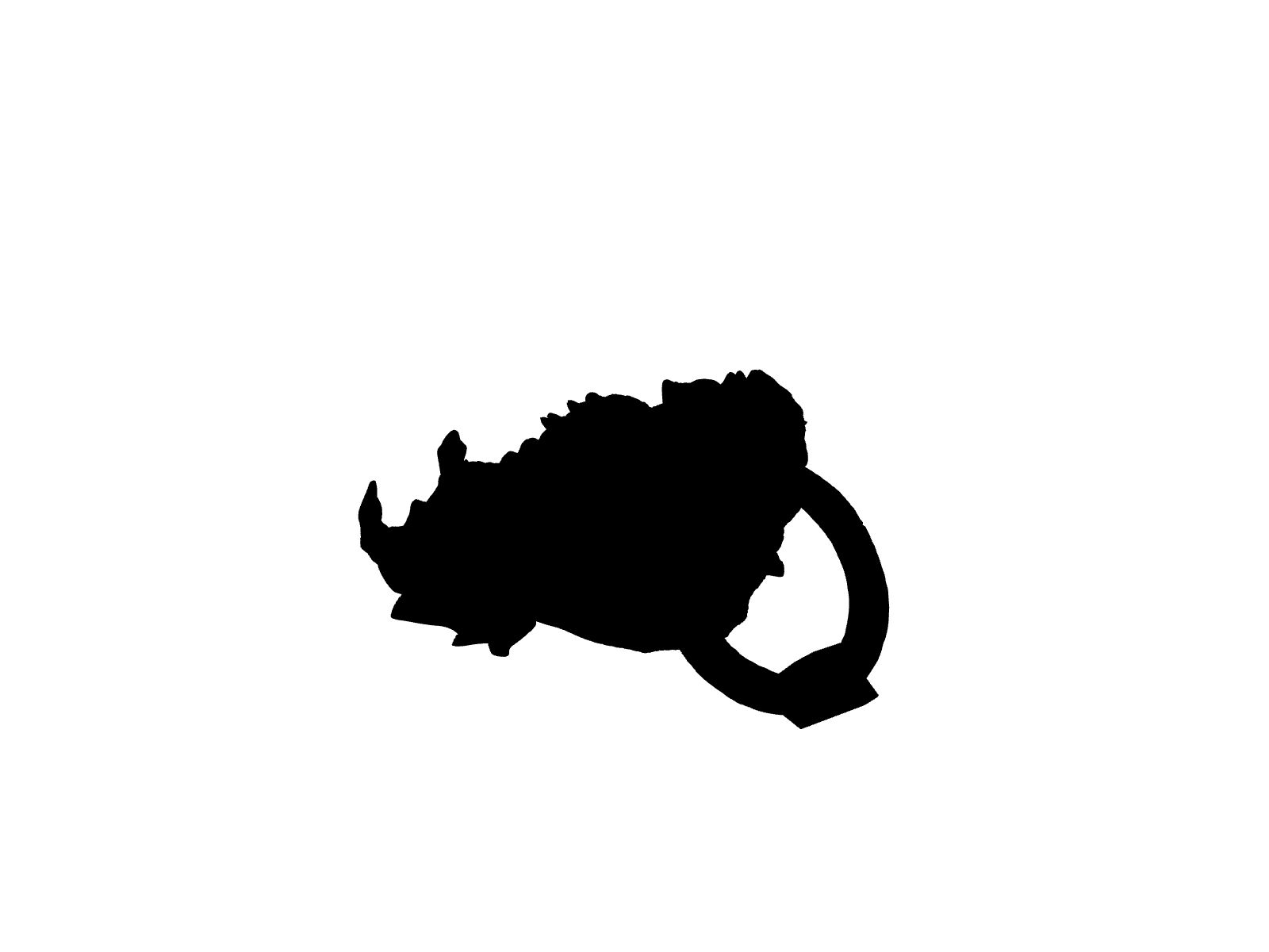 Dragon Door Knocker STL