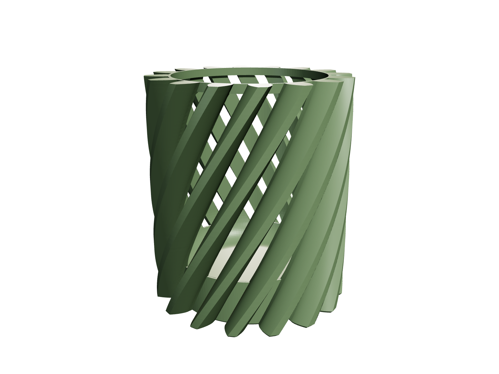 Helical Gear Pen Holder Jigsawbase