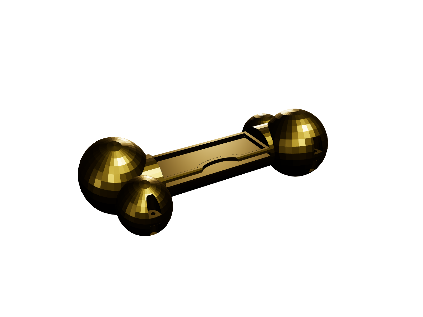 Dog Tag Bone Shape