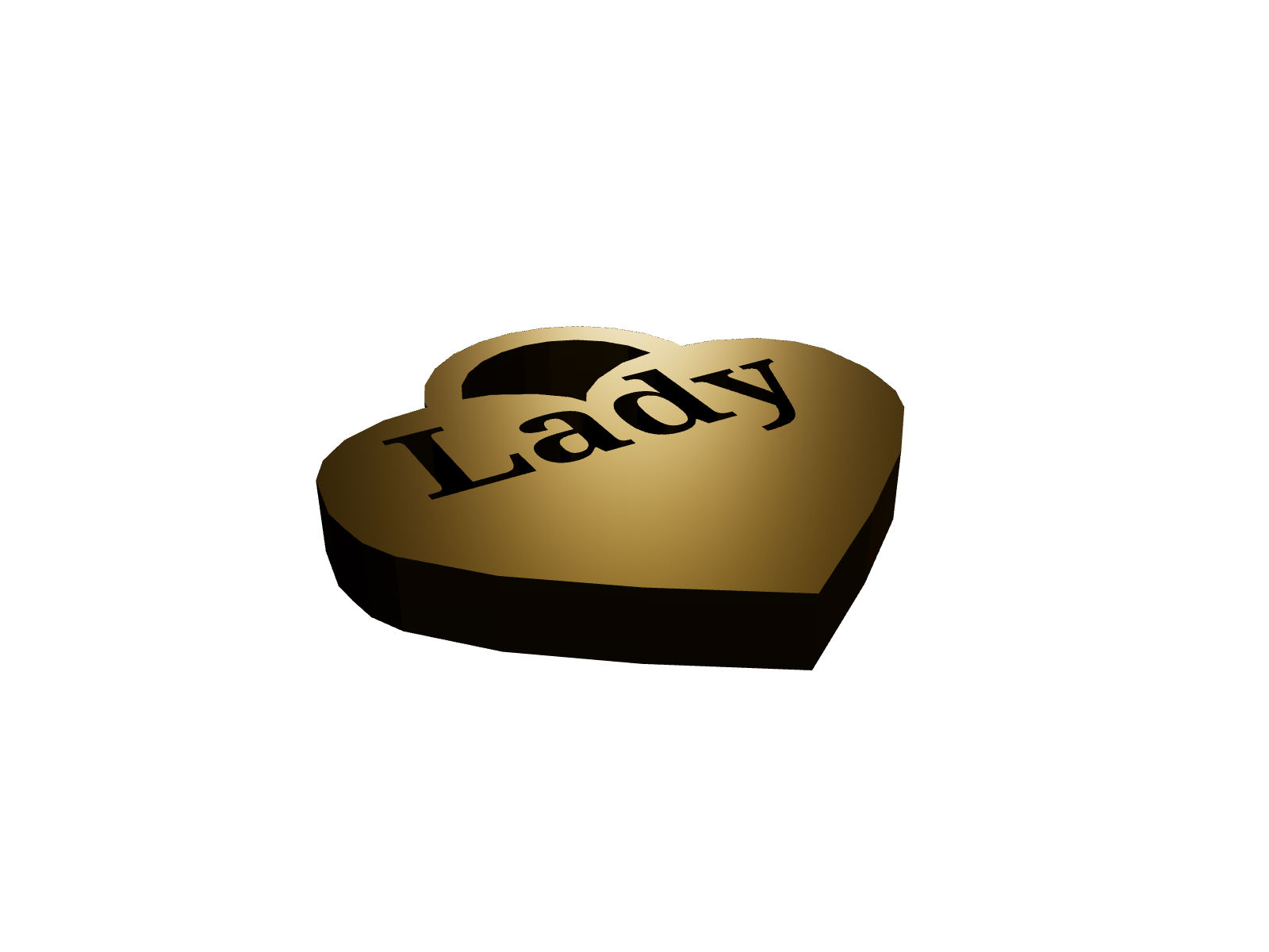 Ladys Dog Tag