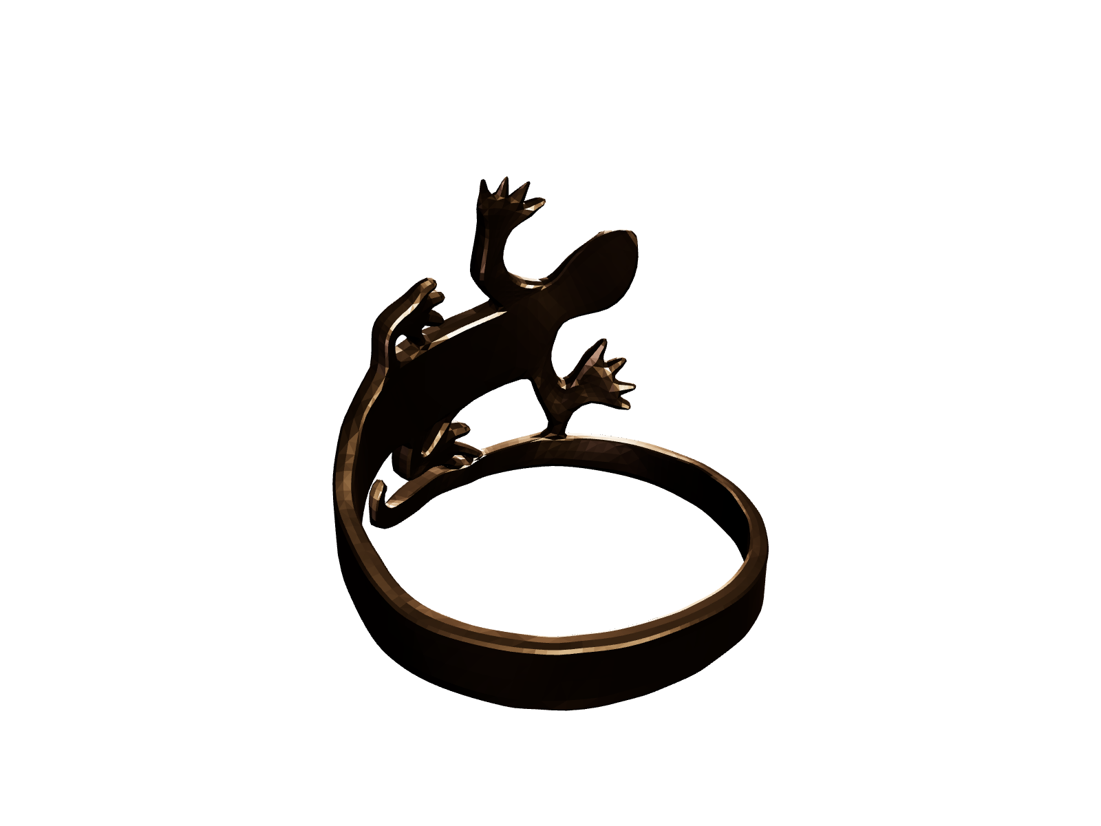 Bague Lezard Simple