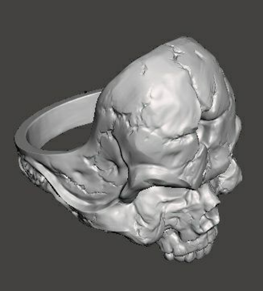 Skull Ring Bullet