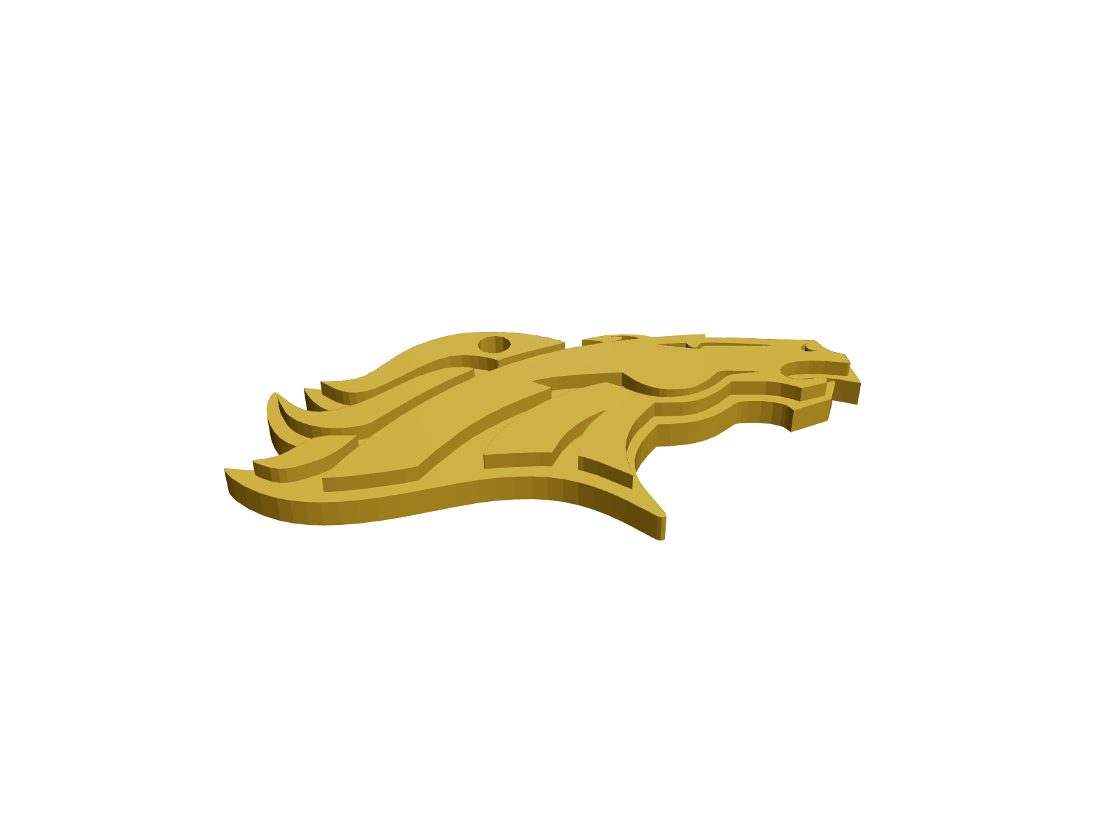 Bronco Keychain
