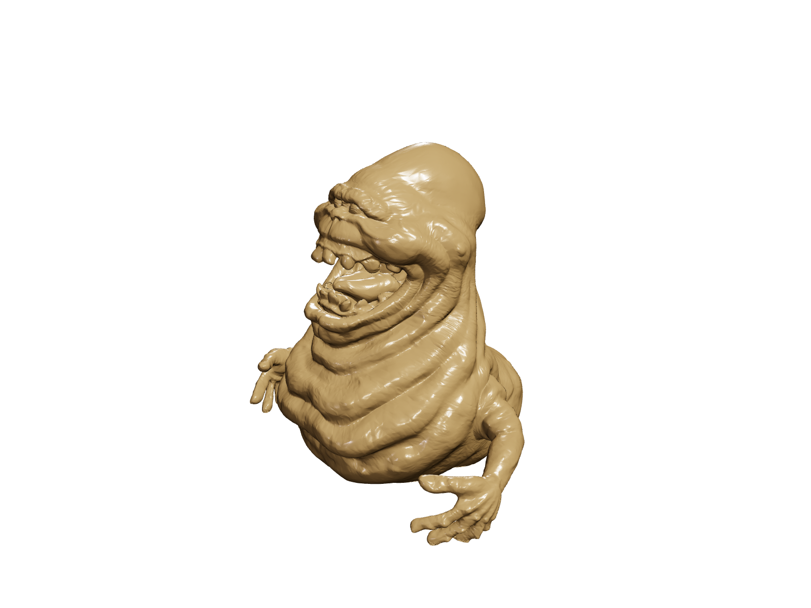 Ghost Busters Slimer UV Glow In The Dark Lamp