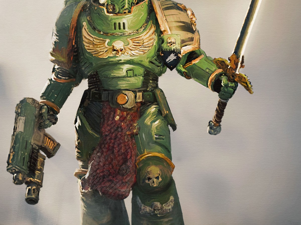 Salamanders Chaos Assault Marine