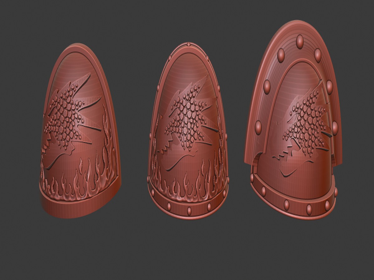Salamanders Shoulder Pad Bits Shoulder Pads