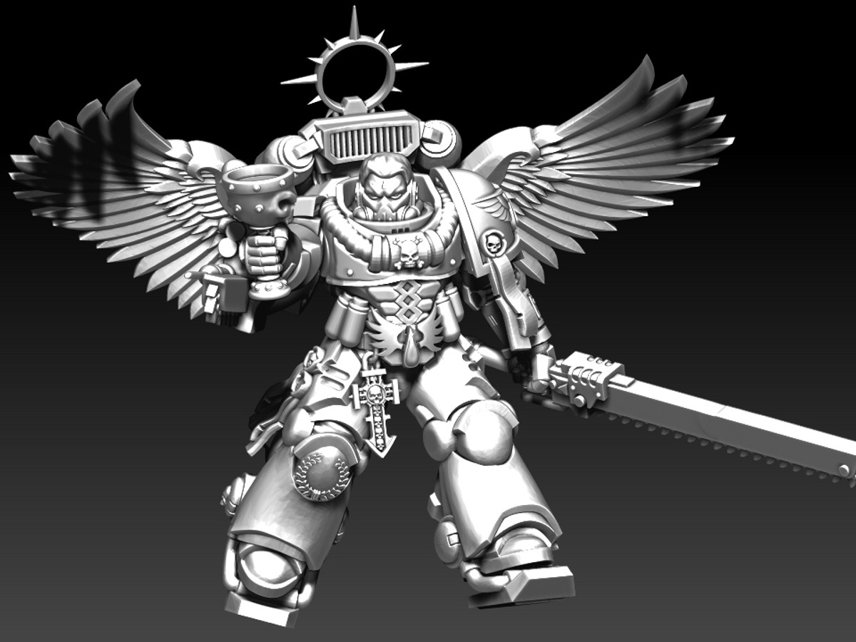 Blood Angels Sanguinary Guard Heads