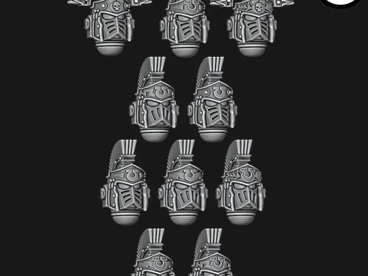 Blood Angels Helmet Bits Helmets