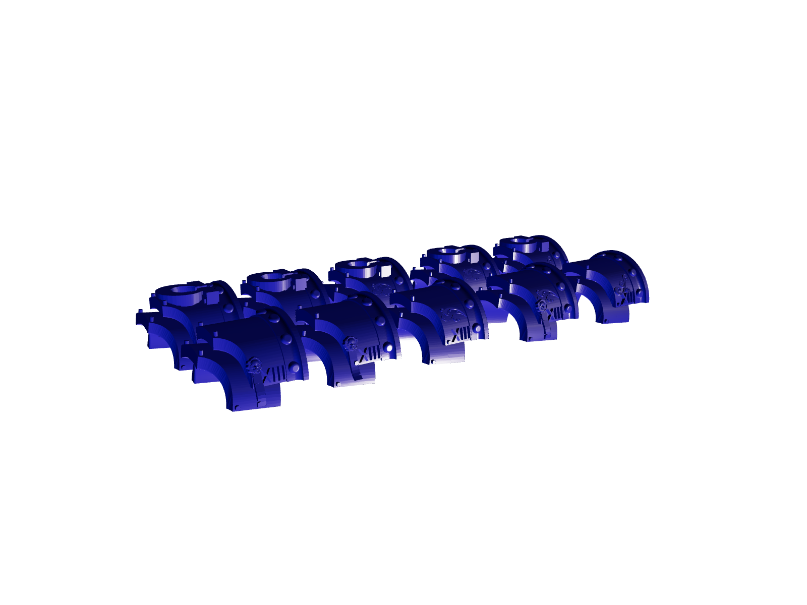 Ultramarines Shoulder Pad Bits Shoulder Pads