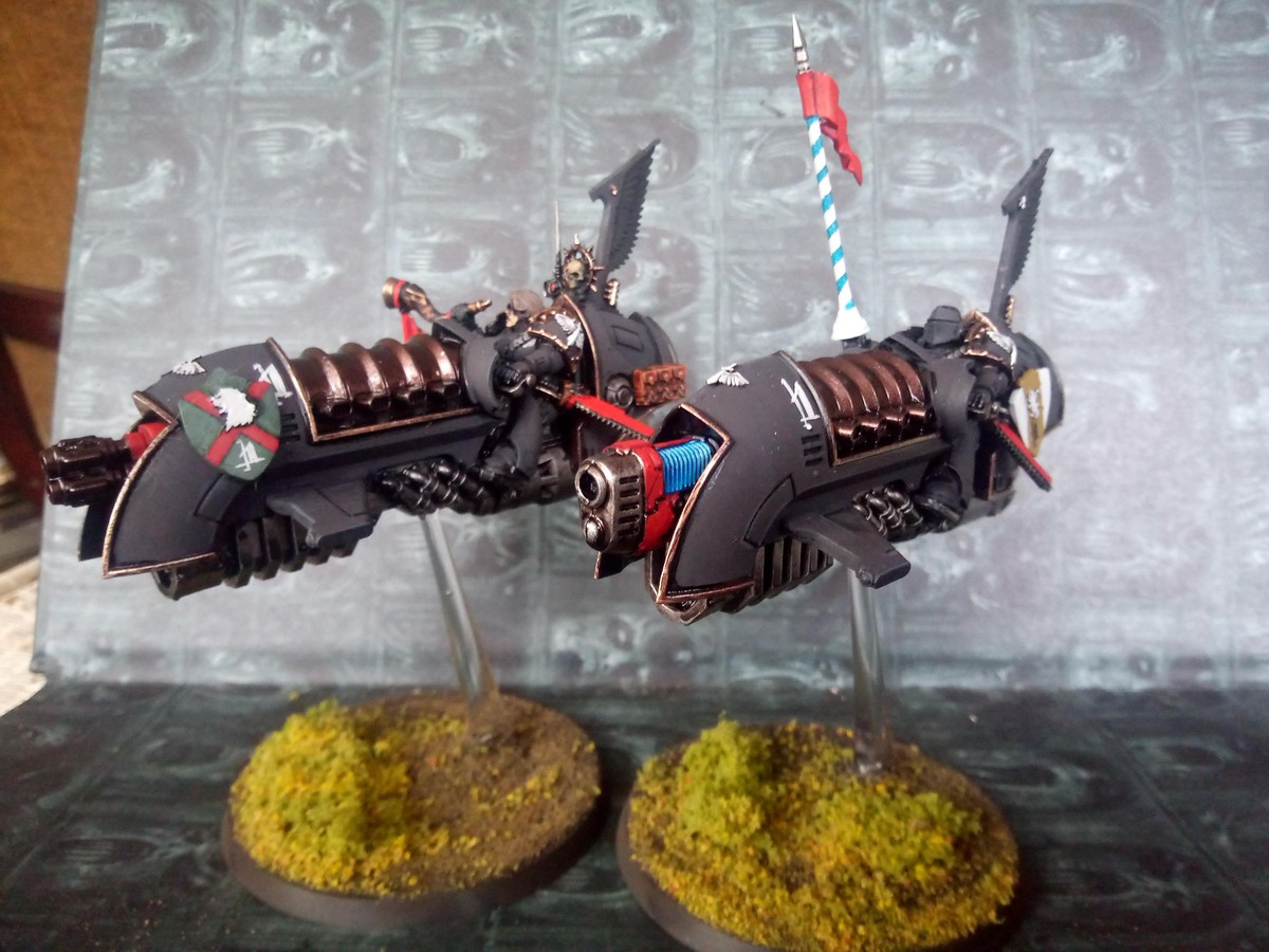 Dark Angels Ravenwing Bikers