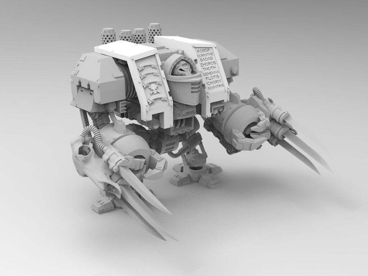 Chaos Dreadnought Heads