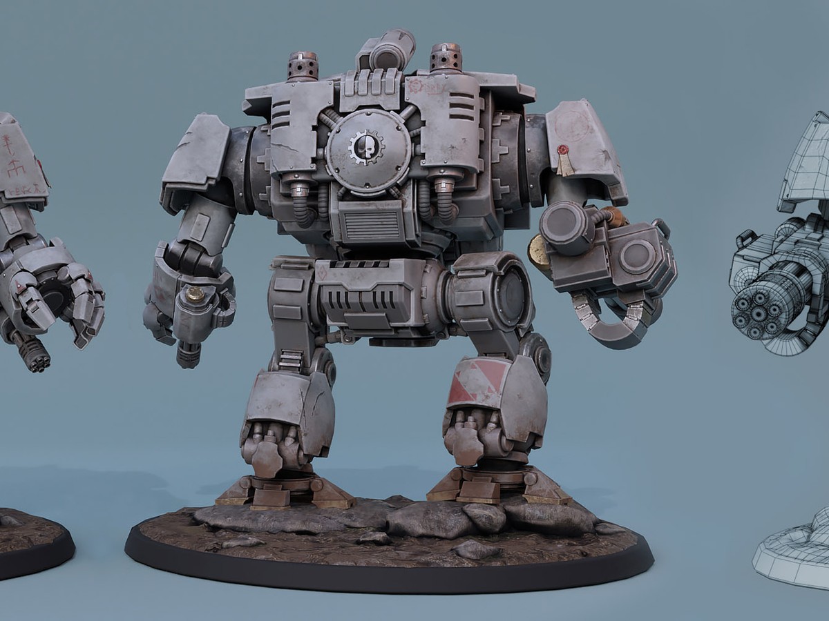 Chaos Dreadnought Heads