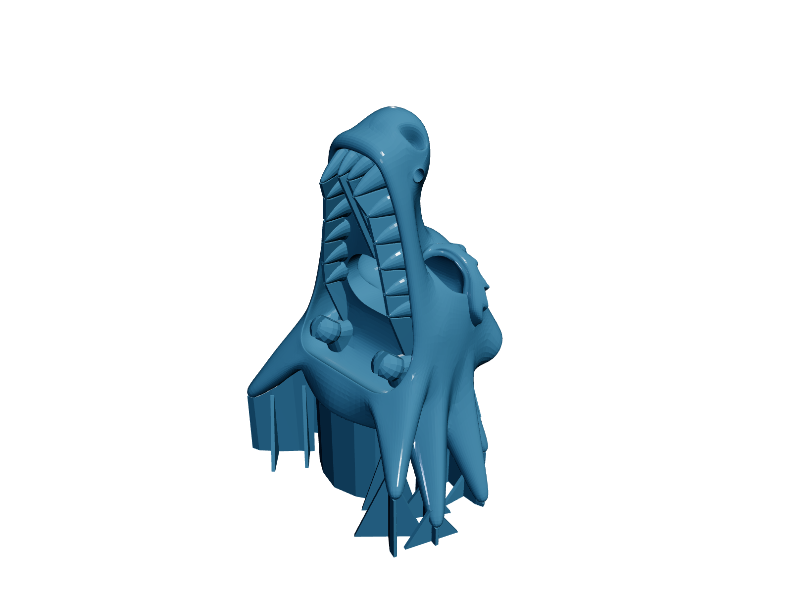 Articulated Lung Oriental Dragon