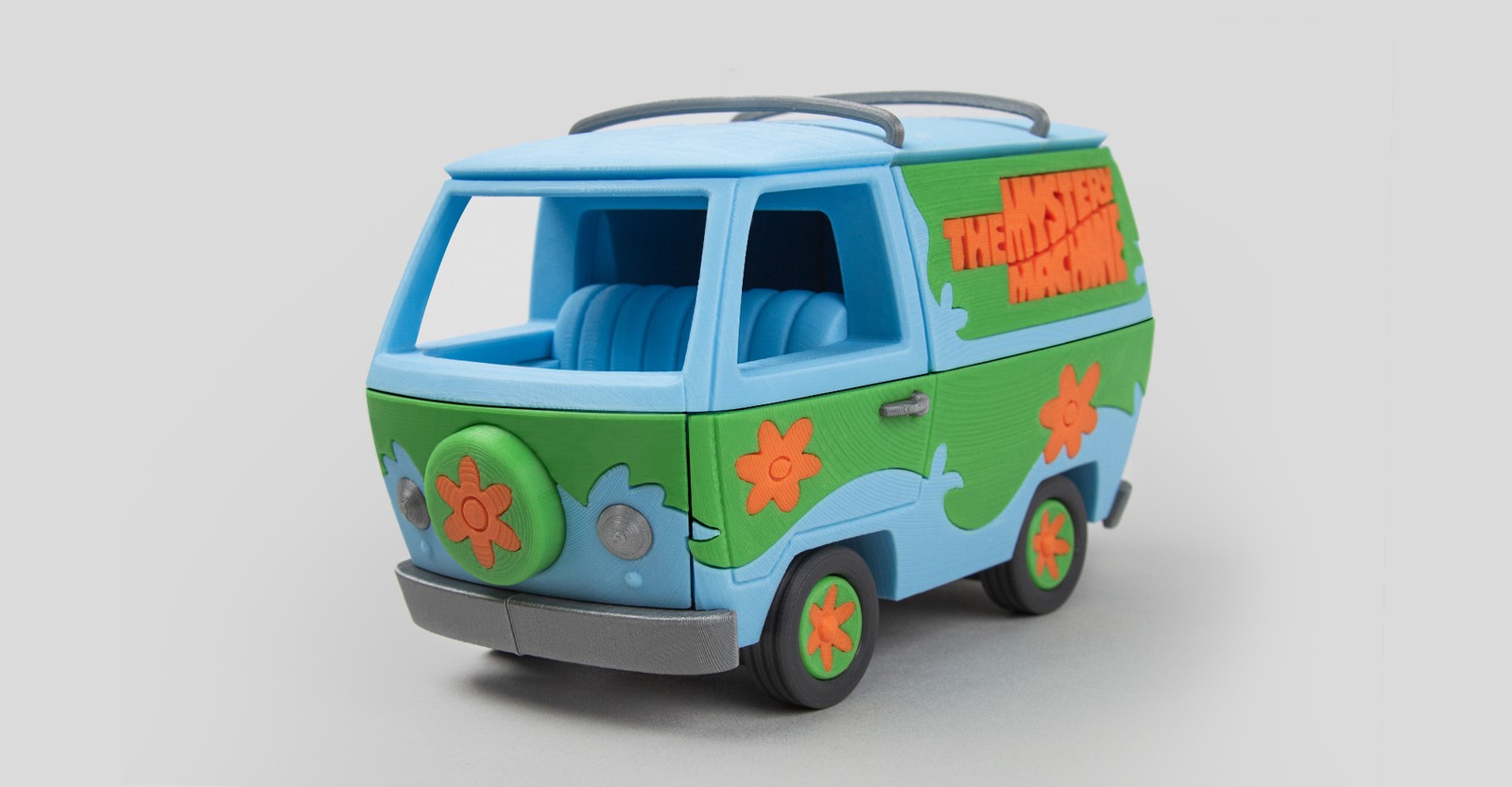 Articulated Foldable Mystery Machine Scooby Doo