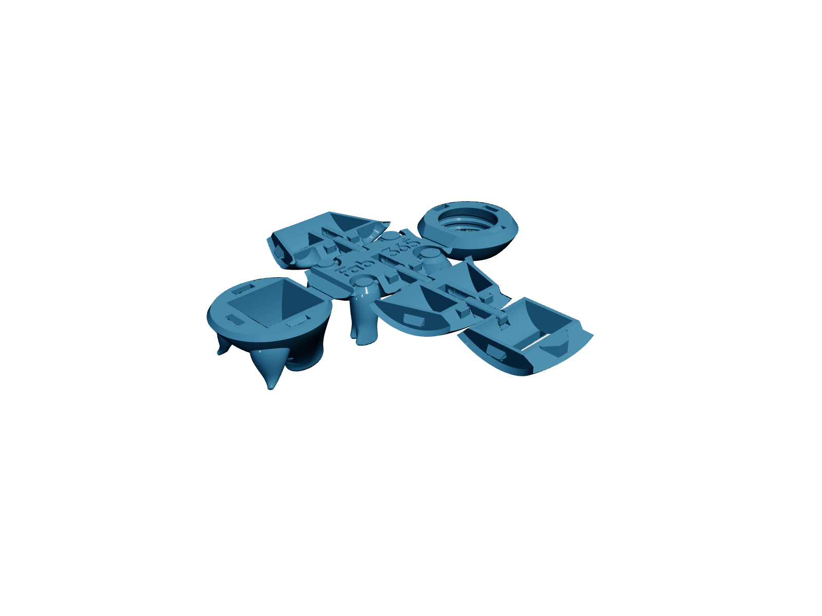 Articulated Foldable Piggy Bank