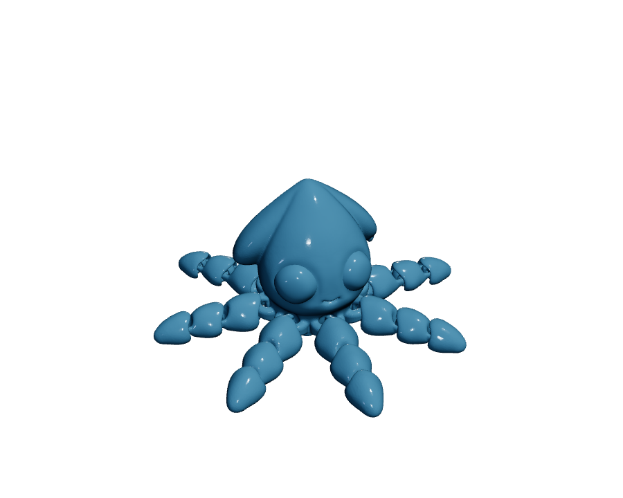 Mini Squid — Articulated Flexi