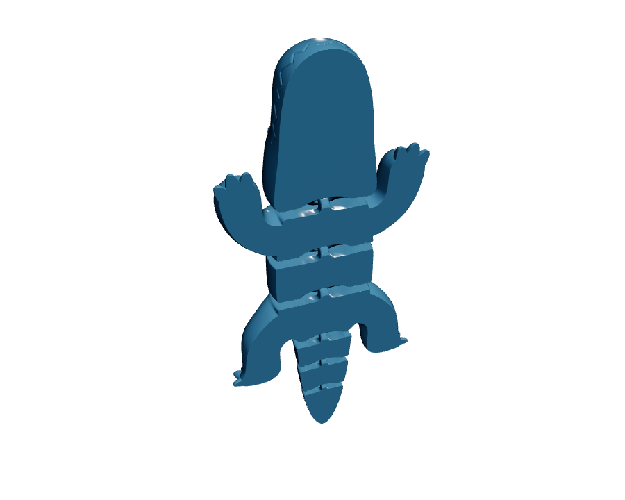 Cute Baby Crocodile — Articulated Flexi