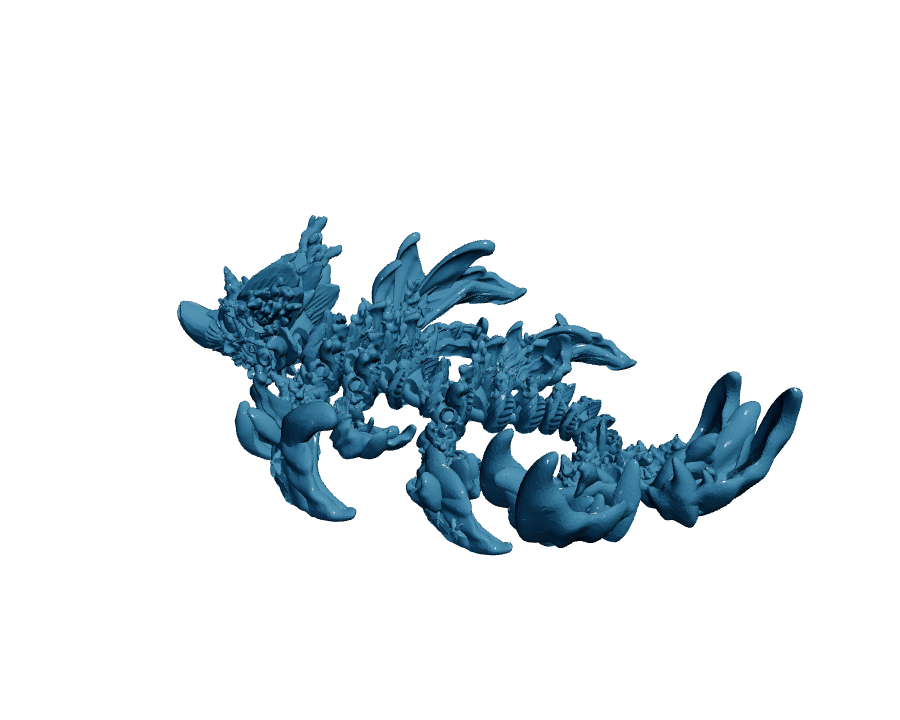 Baby Coral Reef Dragon — Articulated Flexi