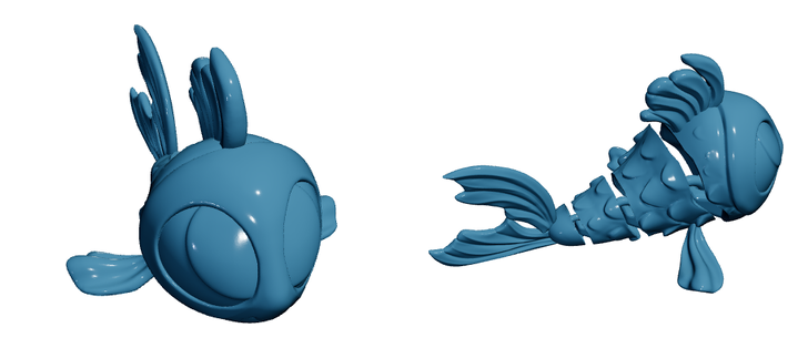Cute Fish — Articulated Flexi