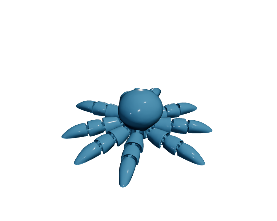 Clingy Octopus — Articulated Flexi