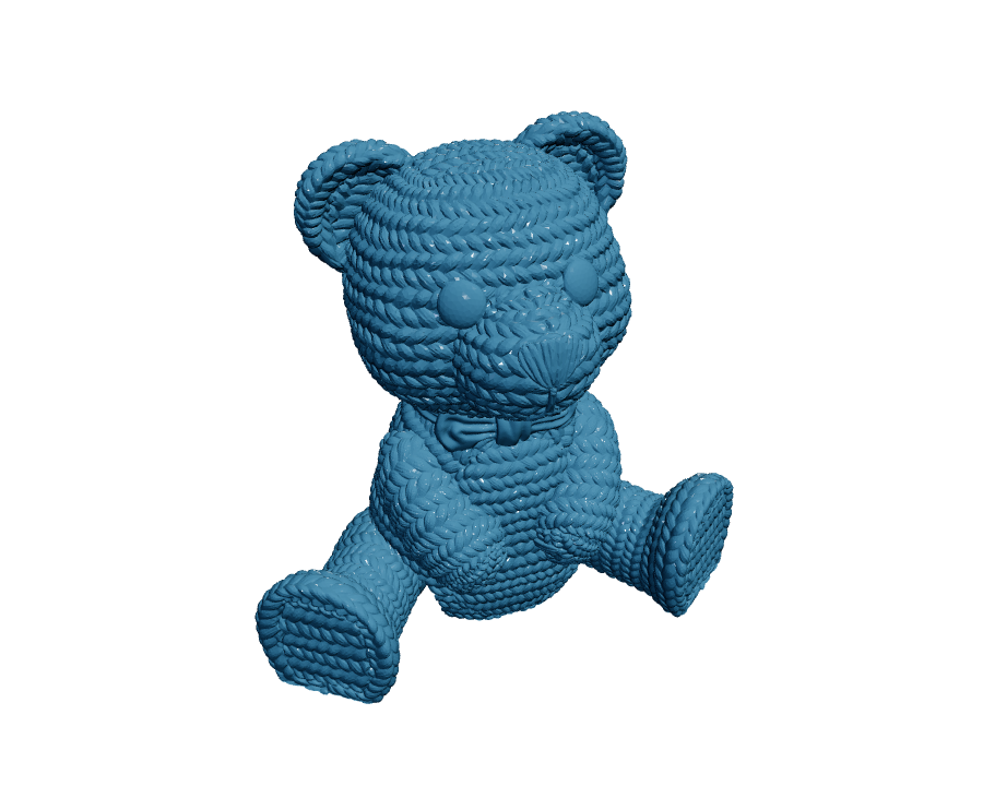 Crochet Teddy Bear — Articulated Flexi