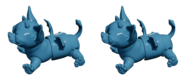 Demonic Chihuahua — Articulated Flexi