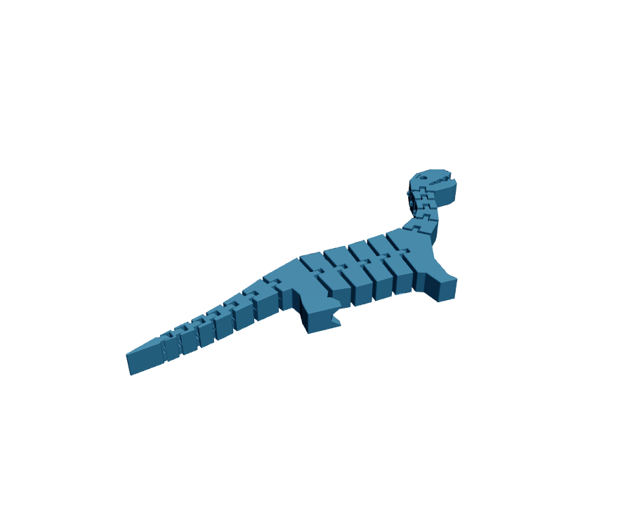 Brontosaurus — Articulated Flexi